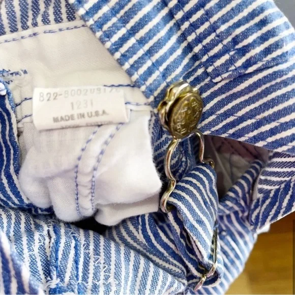 Oshkosh B'Gosh VINTAGE 90s VESTBAK STRIPPED
OVERALL 3/6 Months - Picture 7 of 9